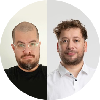 Ariel López y Willy Maikowski 